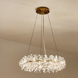 Adjustable String Surrounding Crystal Chandelier Image - 6