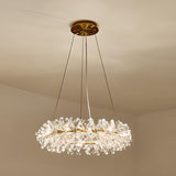 Adjustable String Surrounding Crystal Chandelier Image - 7