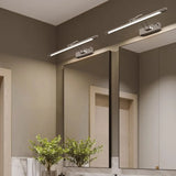 Adjustable Stylish Chrome Cylinder LED Vanity Light Image - 2