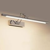 Adjustable Stylish Chrome Cylinder LED Vanity Light Image - 6