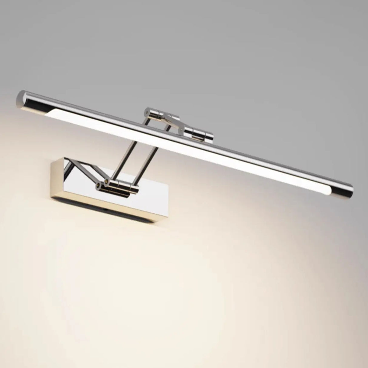 Adjustable Stylish Chrome Cylinder LED Vanity Light Image - 7