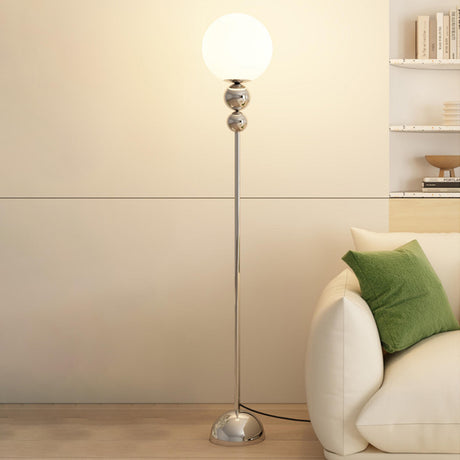 Adjustable Stylish Globe and Decorative Orbs Floor Lamp Image - 2