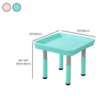 Adjustable Waterproof Toddler Play Table Cahir Set #size