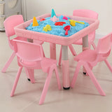 Adjustable Waterproof Toddler Play Table Cahir Set Image - 5