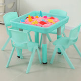 Adjustable Waterproof Toddler Play Table Cahir Set Image - 7