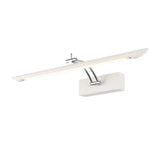 Adjustable White Rectangle Metal LED Vanity Light Image - 5