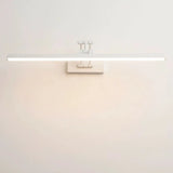 Adjustable White Rectangular LED Bathroom Vanity Light Image - 5