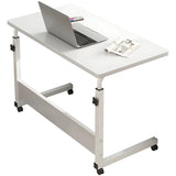 Adjustable Wood Black T-Base Rectangle Standing Desk Image - 10