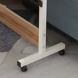 Adjustable Wood Black T-Base Rectangle Standing Desk Image - 13