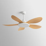 Adjustable Wood Ceiling Fan with Integrated LED Light Image - 13