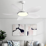 Adjustable Wood Ceiling Fan with Integrated LED Light Image - 26