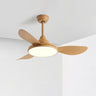 Adjustable Wood Ceiling Fan with Integrated LED Light Image - 6