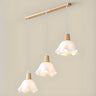 Adjustable Wood Flower Kitchen Island Pendant Lights Image - 4