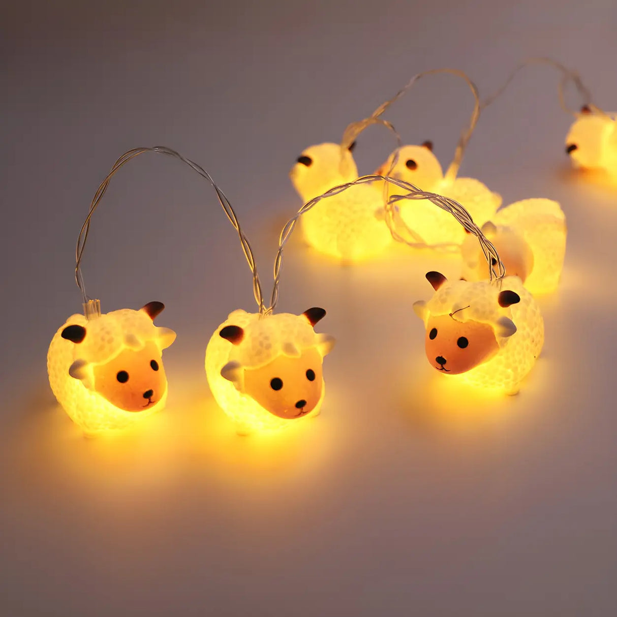 Adorable Cartoon Animal Plastic LED String Lights Image - 15