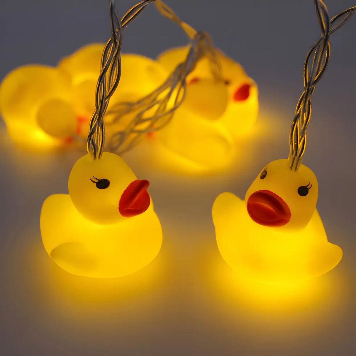 Adorable Cartoon Animal Plastic LED String Lights Image - 3