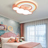 Adorable Cloud Rainbow LED Flush Mount Ceiling Light Image - 2