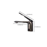 Aerator Included Copper Silver Bathroom Sink Faucet Image - 20