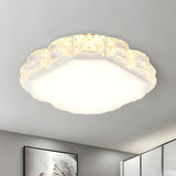 Aisle Mini Crystal Square LED Flush Mount Ceiling Light Image - 7