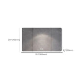 Aluminum Frameless Mirror Defogger Medicine Cabinet Image - 20