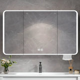 Aluminum Frameless Mirror Defogger Medicine Cabinet Image - 7