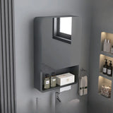 Aluminum Frameless White LED Medicine Cabinet with Shelf Image - 5