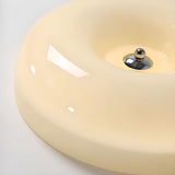 Amber Glass Ambient Round Flush Mount Light  Image - 13