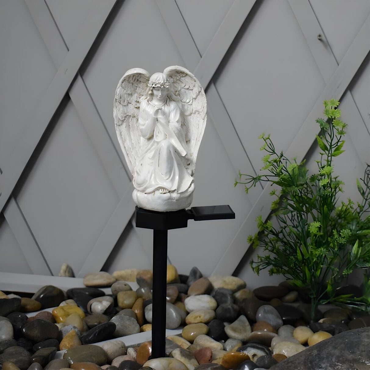 Angel Shaped Solar Garden Stake Lights Landscape Lighting Image - 6