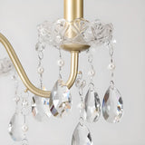 Antique Crystal Candle Gold Alloy Large Chandelier  Image - 12