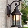 Antique Lantern External Metal Wall Light Fixture Image - 1