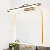 Antique Rotatable Bar Brass Bathroom Vanity Light Image - 1