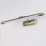 Antique Rotatable Bar Brass Bathroom Vanity Light Image - 6