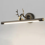 Antler Design Simple Metal Tubular LED Vanity Light  Image - 10