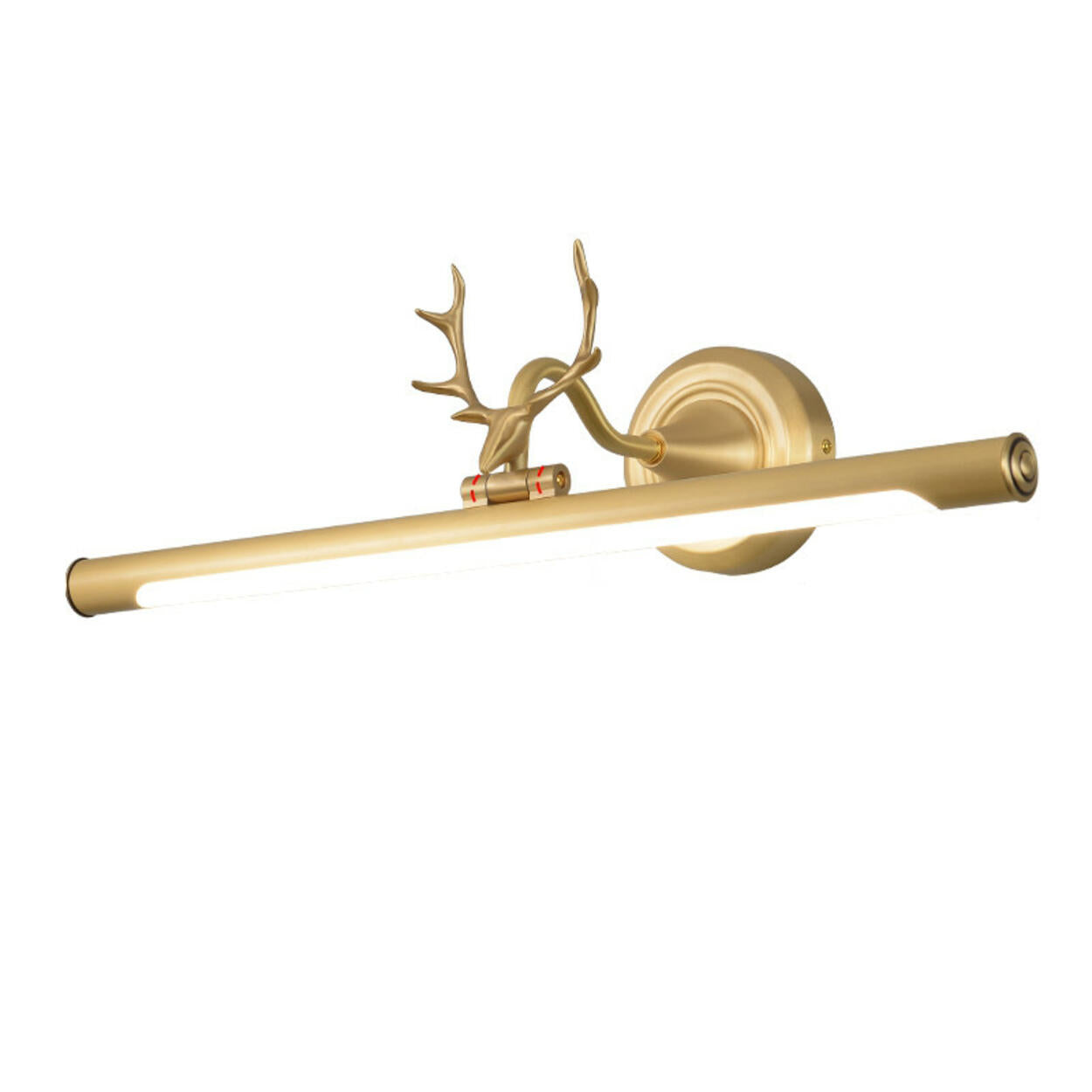 Antler Design Simple Metal Tubular LED Vanity Light  Image - 2