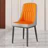 Armless Faux Leather Standard Parsons Dining Chair Image - 20