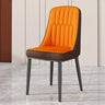 Armless Faux Leather Standard Parsons Dining Chair Image - 22