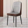 Armless Faux Leather Standard Parsons Dining Chair Image - 26