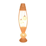 Art Deco 4 Lights Ball Bamboo Rattan Wood Floor Lamp Image - 3