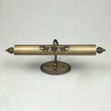 Art Deco Brass Carved Adjustable LED Vanity Light Image - 1