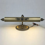 Art Deco Brass Carved Adjustable LED Vanity Light Image - 4