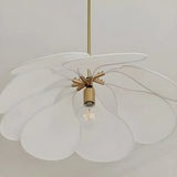 Art Deco Floral Petal Coffee Living Room Pendant Light Image - 11