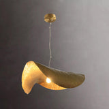 Art Deco Organic Curved Copper Pendant Light Flexible Length Image - 9