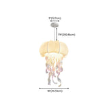 Art Deco Organic White Jellyfish Dining Room Pendant Light Image - 11