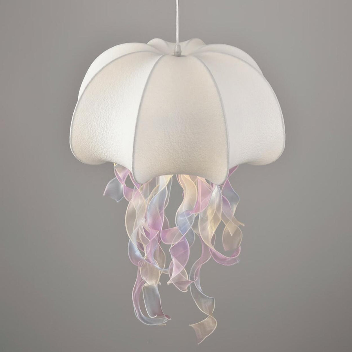 Art Deco Organic White Jellyfish Dining Room Pendant Light Image - 6