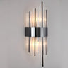 Art Deco Style White Crystal Wall Sconce Image - 11