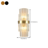 Art Deco Style White Crystal Wall Sconce Image - 14