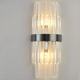 Art Deco Style White Crystal Wall Sconce Image - 7