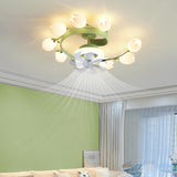 Art Elegant Tulip Multilight Floral Ceiling Fan Light Image - 18