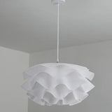 Art Organic White Flowing Cloud Bedroom Pendant Light Image - 10