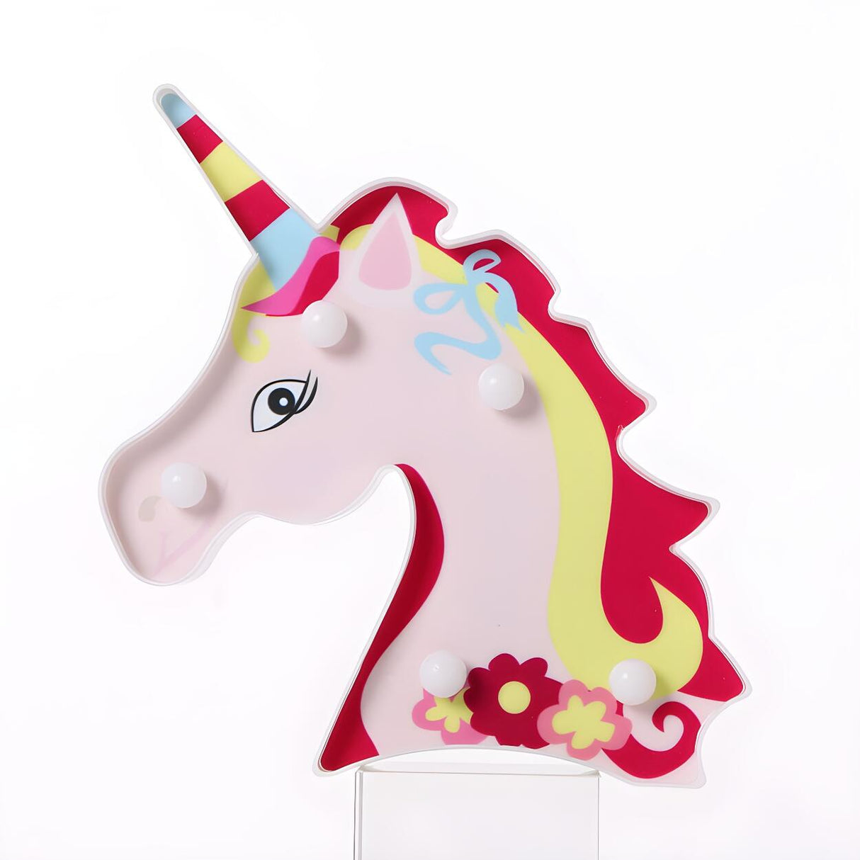 Art Unicorn Animal Shaped LED Night Light Kids Room Image - 1