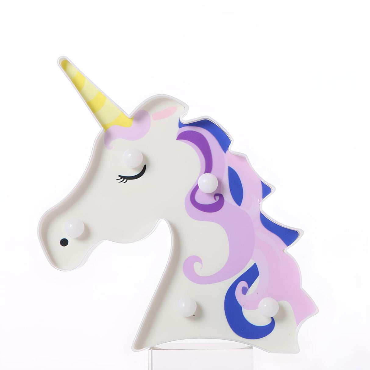 Art Unicorn Animal Shaped LED Night Light Kids Room Image - 3